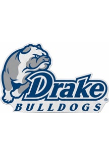 Drake Bulldogs Logo Shaped Pennant - Blue