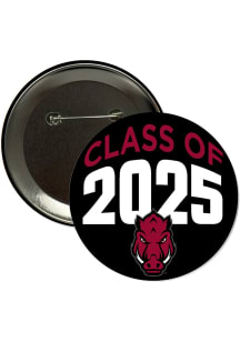 Arkansas Razorbacks 3" Class of 2025 Button - Red