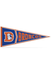 Denver Broncos Retro Logo Pennant - Blue