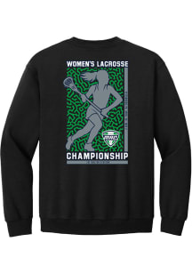 Summit Sportswear MAC Mens Black Lacrosse Championship 2026 Long Sleeve Crew Sweatshirt