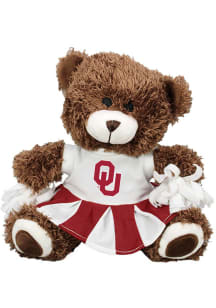 Oklahoma Sooners Cheerleader Bear Bear Plush