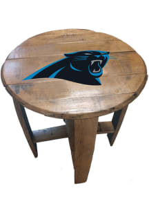 Imperial Carolina Panthers Oak Barrel Table Brown End Table
