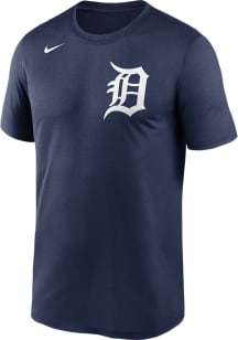 Nike Detroit Tigers Navy Blue Primetime New Legend Wordmark Short Sleeve T Shirt