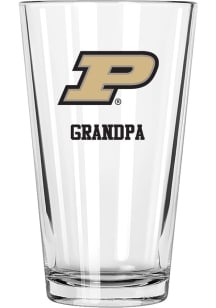 Purdue Boilermakers Grandpa 16 oz Pint Glass - White