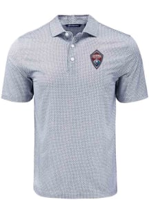 Cutter and Buck Colorado Rapids Black Pike Diamond Dot Big and Tall Polo