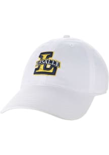 Legacy La Salle Explorers EZA Twill Adjustable Hat - White