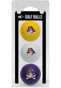 East Carolina Pirates 3 Pack Golf Balls