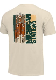 Michigan State Spartans Ivory Cotton Short Sleeve T Shirt