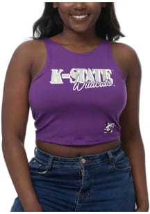 K-State Wildcats Womens Purple First Down Tank Top