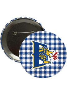 Drexel Dragons 3" Plaid Button - Navy Blue
