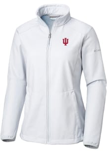 Columbia Indiana Hoosiers Womens White Heat Seal Kruser Ridge Light Weight Jacket