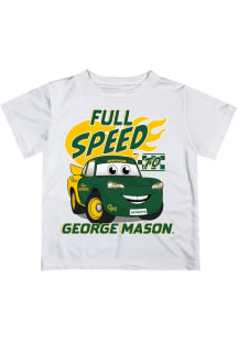 Vive La Fete George Mason University Youth White Full Speed Short Sleeve T-Shirt
