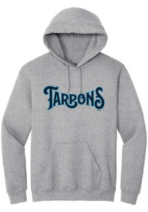 Summit Sportswear Tampa Tarpons Mens Grey Alt Logo Wordmark Long Sleeve Hoodie
