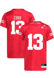 Jamir Conn   Nebraska Cornhuskers Red NIL Name And Number Football Jersey