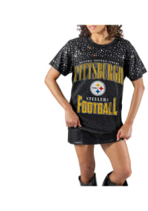 Gameday Couture Pittsburgh Steelers Womens Black In The Zone Short Sleeve T-Shirt