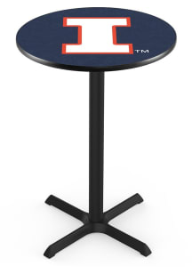 Illinois Fighting Illini Cross Base Pub Table