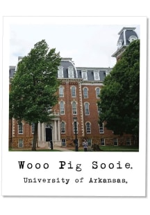 Arkansas Razorbacks 3.5" Polaroid Rugged Stickers - Red