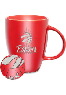 Toronto Raptors Sunburst Ceramic Lustre Ceramic Mug - Black