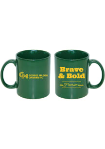 George Mason University 11oz Coffee Ceramic Mug - Green