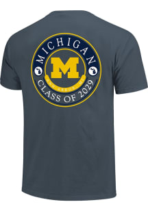 Michigan Wolverines Navy Blue Class of 2029 Short Sleeve T Shirt