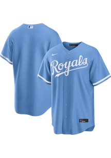 Kansas City Royals Mens Nike Replica Alt Jersey - Light Blue