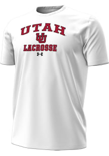Under Armour Utah Utes White Performance Short Sleeve T Shirt