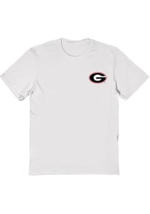 Vive La Fete Georgia Bulldogs Womens White Impressions Short Sleeve T-Shirt