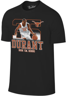 Kevin Durant Texas Longhorns Black Kevin Durant Caricature Short Sleeve Fashion Player T Shirt