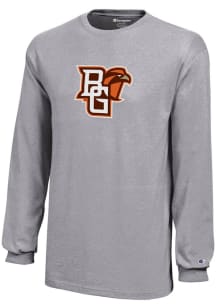 Champion Bowling Green Falcons Youth Grey Core Long Sleeve T-Shirt