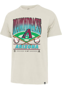 47 Arizona Diamondbacks White Straight Shot Two Franklin Short Sleeve Fashion T Shirt