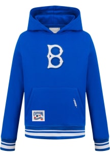 Pro Standard Brooklyn Dodgers Youth Blue Retro Classics Long Sleeve Hoodie