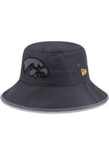 New Era Iowa Hawkeyes Graphite Featherweight Stretch Mens Bucket Hat