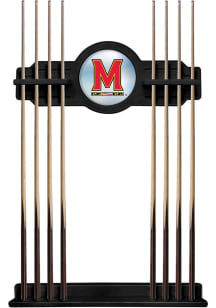 Maryland Terrapins Solid Wood Cue Rack Pool Table