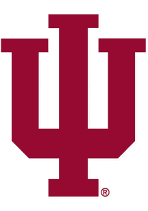 Indiana Hoosiers Main Mark Auto Decal - Red