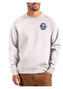 Cutter and Buck Penn State Nittany Lions Mens Grey Vault Roam Long Sleeve Crew Sweatshirt