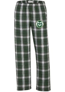 Colorado State Rams Youth Green Flannel Sleep Pants
