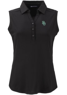 Cutter and Buck Baylor Bears Womens Black Forge Eco Polo Shirt