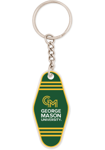 George Mason University Motel Acrylic Keychain - Green