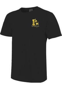 Iowa Hawkeyes Black Stadium Stripes Short Sleeve T Shirt