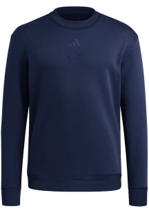Adidas Penn State Nittany Lions Mens Navy Blue Ultimate365 Cozy Long Sleeve Crew Sweatshirt