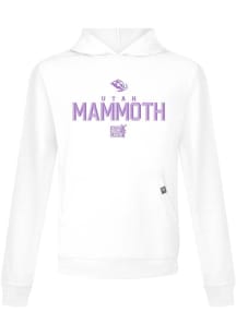 Levelwear Utah Mammoth Youth White Jr Relay Carve Long Sleeve Hoodie
