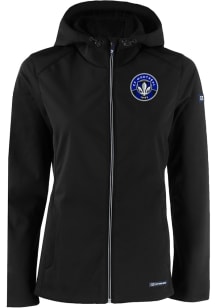 Cutter and Buck Montreal Impact Womens Black Evoke Light Weight Jacket