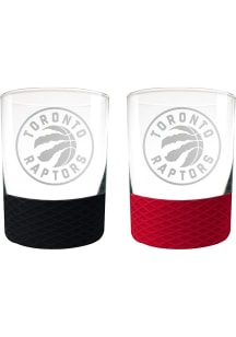 Toronto Raptors Commissioner Set Rock Glass - White