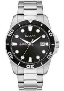 Bulova UConn Huskies Sport Stainless Steel Mens Watch