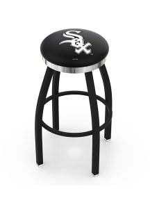 Chicago White Sox Chrome Seat Pub Stool - Black