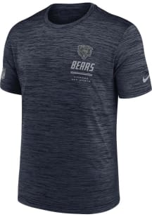 Nike Chicago Bears Navy Blue Sideline Short Sleeve T Shirt