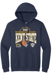 Summit Sportswear Kent State Golden Flashes Mens Navy Blue MAC 2026 MBB Tournament Bound Long Slee..