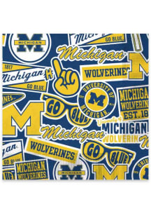 Michigan Wolverines 6.5" 25 pk Square Napkins