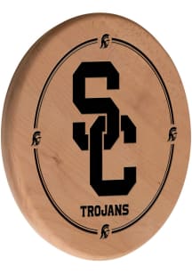 USC Trojans Laser Engraved Sign - Brown
