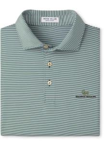 Peter Millar George Mason University Mens Green Jubilee Polo Short Sleeve Fashion Polo
